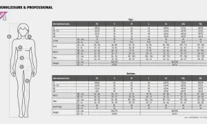 Tabella taglie: taglia 38 francese corrisponde a IT 34/36 per i top e 34/36 per i pantaloni.